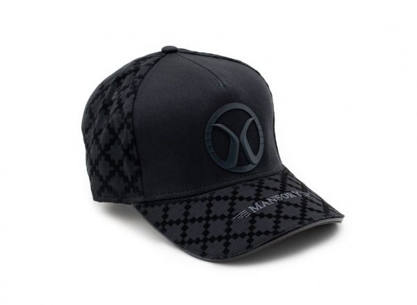 Baseballcap flock Black / Carbon / Red