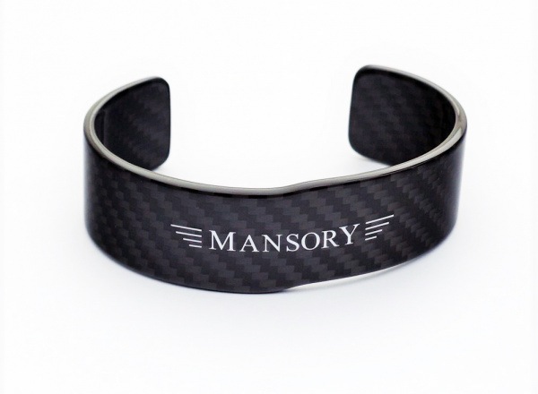 Bracelet with Silver Mansory Logo 