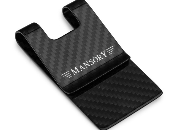 Carbon Card holder - silver